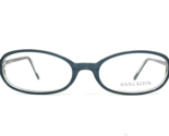 Anne Klein Eyeglasses Frames 8017 K5132 Blue Clear Oval Cat Eye 52-18-135 - £41.28 GBP