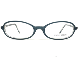 Anne Klein Eyeglasses Frames 8017 K5132 Blue Clear Oval Cat Eye 52-18-135 - $51.21