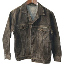 Gloria Vanderbilt Women&#39;s Jean Jacket Small Black Denim Button. - $15.10