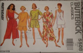 Butterick Pattern 5508 Misses top, split skirt Size L-XL Uncut 1991 - £7.99 GBP