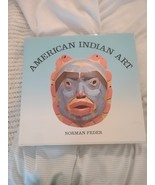Native American Indian Art by Norman Feder 1995 Hardcover Coffee Table Book - $280.63 MXN