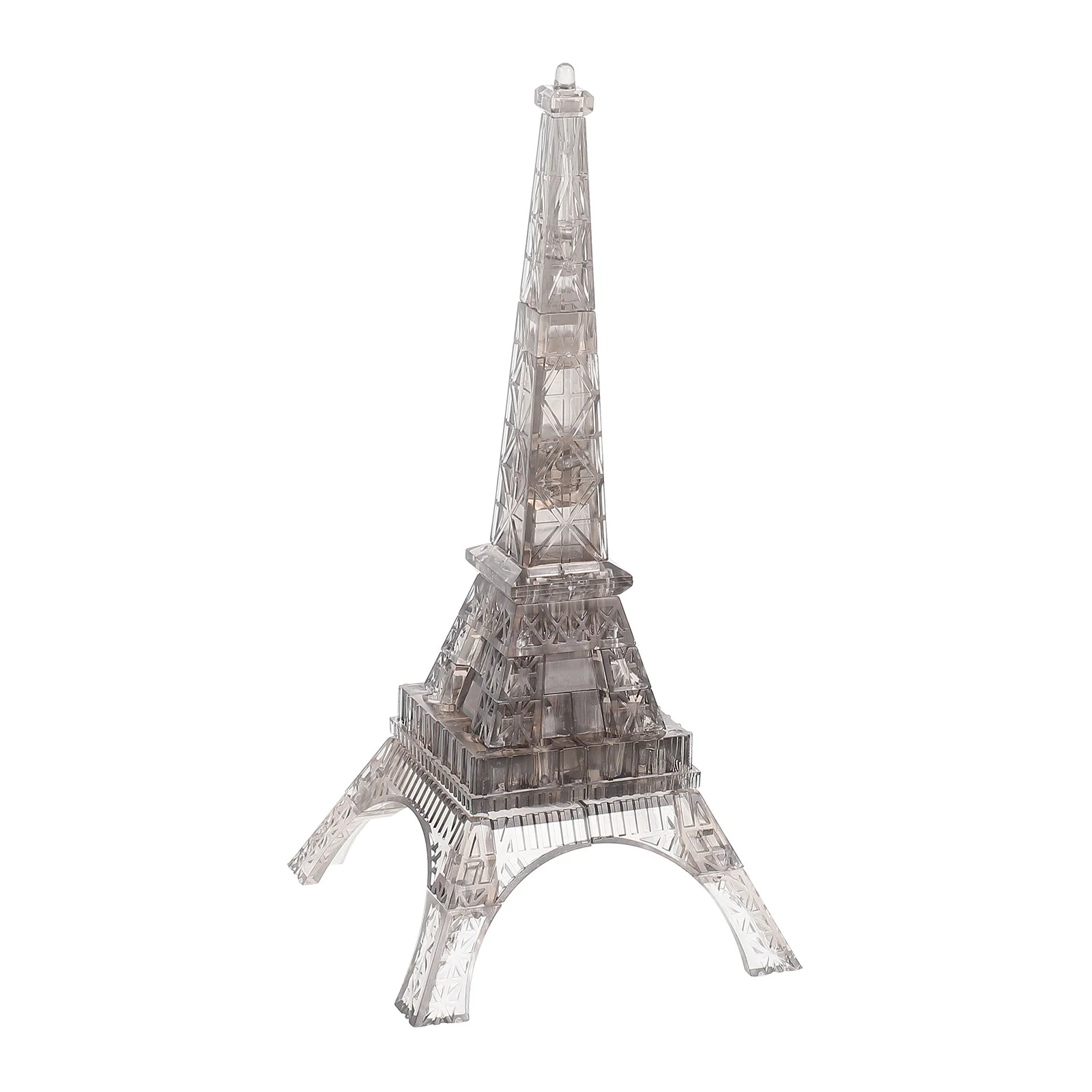 3D Transparent Eiffel Tower Puzzle Crystal Jigsaw Pieces Building Blocks Brain - £10.05 GBP+