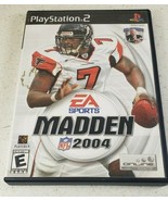 Madden NFL 2004 - Playstation 2 Game  Tested Works and Complete - $12.22