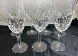 Set of 7 Waterford Crystal KILDARE Claret Wine Glasses - £218.90 GBP