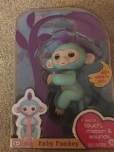 Authentic WowWee Fingerlings Monkey, Teal, *Zoe* - $50.00
