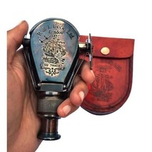 Monocular Antique Nautical Brass Binocular,Telescope with Leather Case Monocular - £21.91 GBP