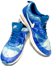 Nike Air Max Shoes Thea Womens 9 Tie Dye 599408-401 Sky Blue Trainers Clouds - £28.95 GBP