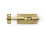 Grip Tight Tools BO5 5&quot; Thick Barrel Bolt In Satin Brass Color Zync Coated - $9.95
