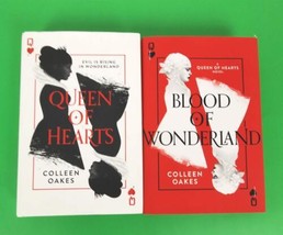 Colleen Oakes Lot 2 Queen of Hearts  Blood of Wonderland HC DJ First Ed - £22.10 GBP