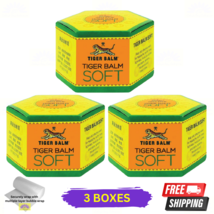 3 X Tiger Balm Soft Ointment 25g Neck, Back &amp; Muscle Massage Pain Relief - $29.90