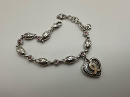 Brighton Breast Cancer TRUST YOUR JOURNEY Love Heals LEGACY Bracelet 7.5... - $38.41