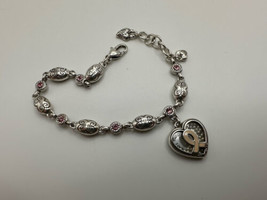 Brighton Breast Cancer TRUST YOUR JOURNEY Love Heals LEGACY Bracelet 7.5... - £30.20 GBP