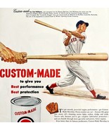 Havoline Motor Oil Texaco Ted Williams 1951 Advertisement Louisville Bat... - $40.83 CAD