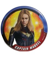 Marvel Avengers CAPTAIN MARVEL 2.75 in.  Collectible Pinback Button - NWOT - £3.88 GBP