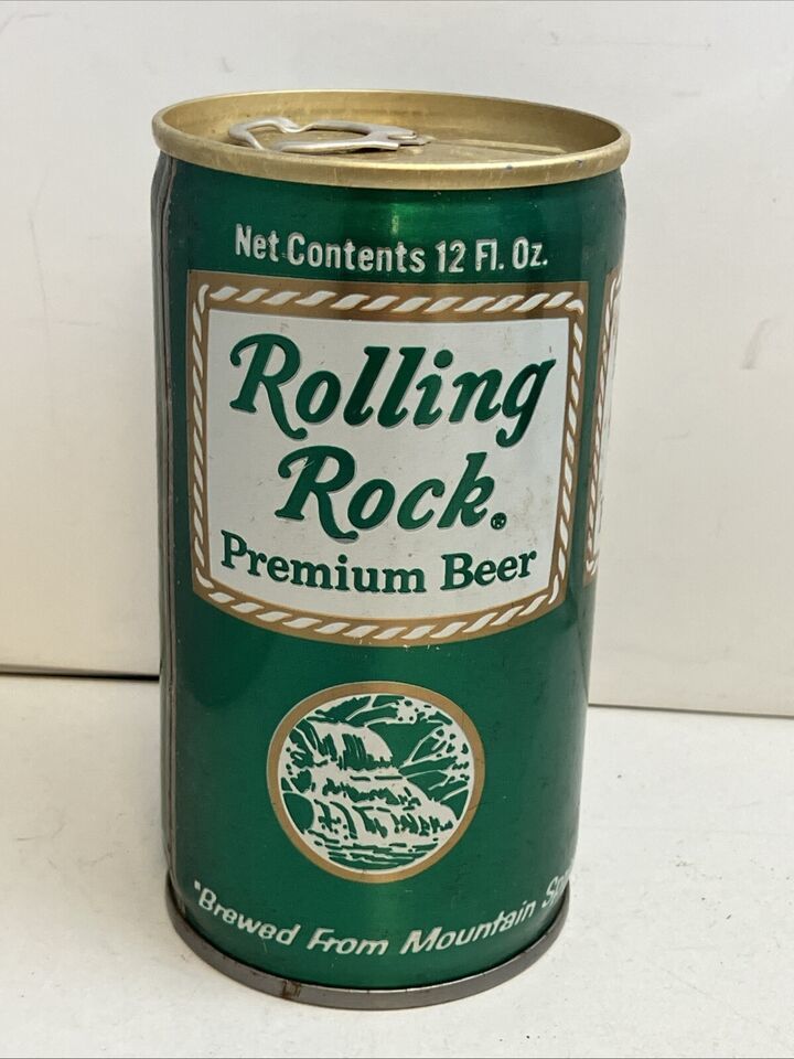 Rolling Rock Beer Can 12 Oz - $9.85