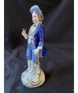 antique german sitzendorf  porcelain.  `boy with flower.  Marked bottom - £62.14 GBP