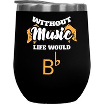 Make Your Mark Design Without Music Life Would B-Flat Funny Coffee &amp; Tea Gift Mu - £22.15 GBP