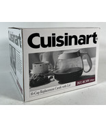 Cuisinart 10 Cup Coffee Maker Replacement Carafe with Lid White DCC-RC10W - £7.77 GBP