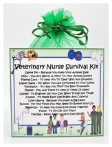 Veterinary Nurse Survival Kit - Fun Novelty Gift &amp; Card Alternative / Present /  - £6.46 GBP