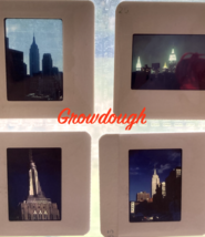 Original New York City Empire State Building Scenic Views 4 Photo Slides... - £14.83 GBP
