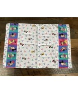 Vintage 90s Baby Disney Minnie Mickey Turquoise Purple Babies Receiving ... - $60.86 CAD