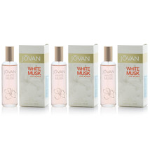 (3 Pack) NEW White Musk By Jovan For Women,Cologne Spray,3.25 Fluid Ounces - £55.31 GBP