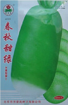 New Fresh 1 Pack 2G Seeds / Pack Sweet Green Radish Chinese Turnip Organic Green - £3.72 GBP