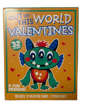 Out Of This World Valentines 32 ct. Class Room Exchange Cards - £5.42 GBP