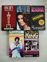 Lot of 5 VHS Elvis Presley Behind The Music Shania Twain Hollywood Bloopers - £13.26 GBP