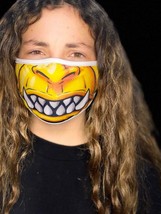 Face Mask Gamorrean Guard Fun Creepy Teeth Monster Scary Funny Washable Reusable - £8.30 GBP