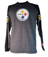 Pittsburgh Steelers Shirt Mens M NFL Football Team Apparel Long Sleeve S... - $352.42 MXN