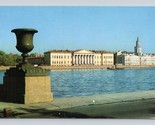 University Quay Leningrad Russia USSR UNP Chrome Postcard J16 - $4.90