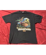 Vintage NFL Saints Super Bowl XLIV Champions Tee L Alstyle Mardi Gras Vibes - $54.88 CAD