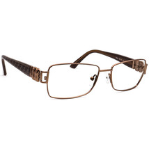 Fendi Women&#39;s Eyeglasses F883 210 Brown Square Frame Italy 53[]16 130 - £47.89 GBP