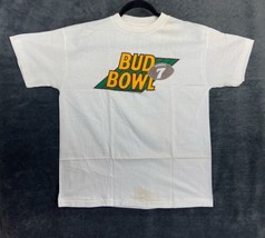 Vintage 1994 Bud Bowl T Shirt Size L  Single Stitch Caribbean Dream - £18.57 GBP