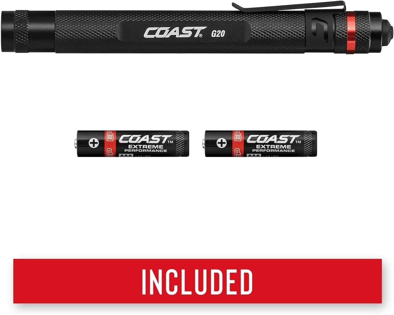 Coast G20 LED Flashlight Max-Beam Optic System Resists Water/Impact Batteries Item image 3