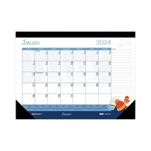 2024 House of Doolittle Seasonal 18.5&quot; x 13&quot; Monthly Desk Pad Calendar (1396-24) - £36.37 GBP