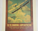 Vintage US Navy Recruiting Poster US Naval Aviation Sailors of the Air 2... - $17.81