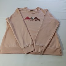 Columbia Sweatshirt Women&#39;s Large Crew Neck Sweater XL5531 Peach Graphic... - €16,94 EUR