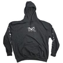 Five Hills Quckity Hoodie Mens 3XL Black Space Pixel Sleeve Prints - $37.61