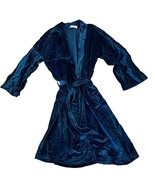 Sea Island Loungewear Vintage Blue Ribbed Spa Robe - £29.56 GBP