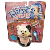 Vintage 1997 Lanard Combable Kitty Curls Light Up Toy Glo Pal Original Package - £105.31 GBP