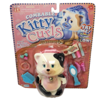 VINTAGE 1997 LANARD COMBABLE KITTY CURLS LIGHT UP TOY GLO PAL ORIGINAL P... - £104.34 GBP