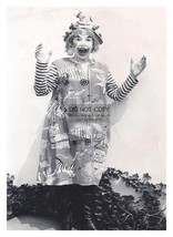 Creepy Circus Clown Freak Suprised 5X7 B&amp;W Photo - £6.64 GBP