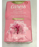 Caress Daily Silk Bar Moisturizing Soap-White Peach &amp; Orange Blossom 6 Bars - €16,99 EUR
