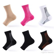 Best Plantar Fasciitis Ankle Compression Sleeve Arch Heel Support Brace ... - £7.02 GBP