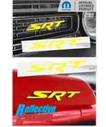 SRT Emblem Overlay Decals (Grille &amp; Trunk) - 2015-2018 Dodge Challenger ... - £11.26 GBP