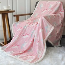 Sherpa Throw Blanket Super Soft Warm Ultra Luxurious Fleece Blanket For Children - $30.99