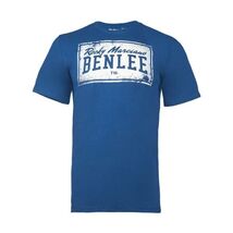 Benlee Men's Box Label Regular Fit Logo T-Shirt - Navy, Medium  - $31.00