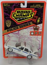 Vintage 1995 Road Champs &#39;police Series&#39; 1:43 Diecast O.P.P. Ontario Toy Car - £6.38 GBP
